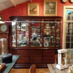 antieke mahonie vitrinekast 1