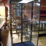 antieke mahonie vitrinekast 1