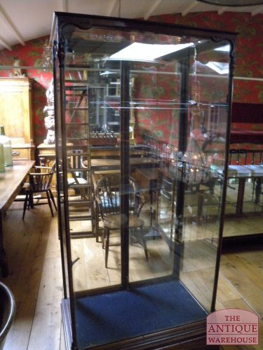 antieke mahonie vitrinekast, VERKOCHT