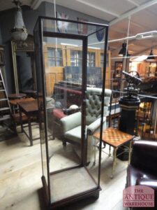 antieke mahonie vitrinekast, VERKOCHT