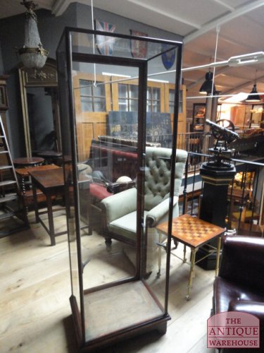 antieke mahonie vitrinekast, VERKOCHT