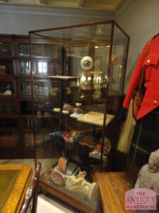 antieke mahonie vitrinekast, VERKOCHT