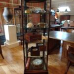 antieke mahonie vitrinekast 1