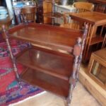 antieke mahonie what not 1