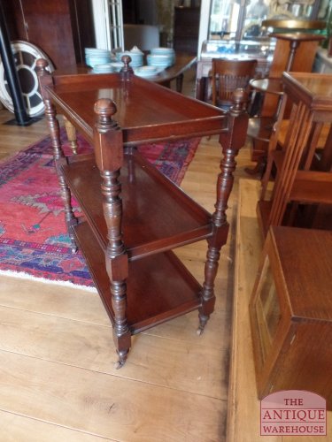 antieke mahonie what not 2