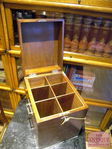 antieke mahonie wijnkist 2