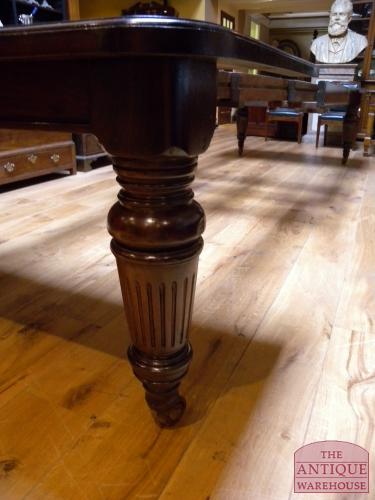 antieke mahonie wind out dining table, VERKOCHT