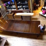 Antieke mahonie wind out dining table 2