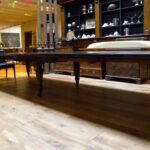 Antieke mahonie wind out dining table 1
