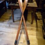 Antieke mahonie wind out dining table 2