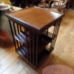 Antieke mahoniehouten boekenmolen 2