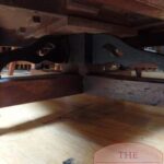 Antieke mahoniehouten boekenmolen 4