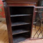 Antieke mahoniehouten Engelse hoekkast 2