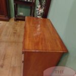 Antieke mahoniehouten Engelse ladekast 3