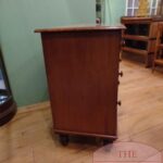 Antieke mahoniehouten Engelse ladekast 4
