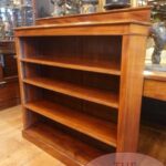 Antiek mahoniehouten Engels laag open boekenkastje 2