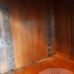 Antiek mahoniehouten Engels laag open boekenkastje 3