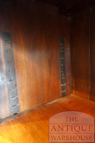 Antiek mahoniehouten Engels laag open boekenkastje 3