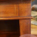 Antiek mahoniehouten Engels laag open boekenkastje 4