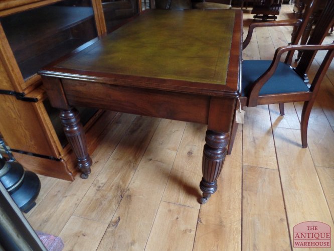Antieke mahoniehouten Engelse schrijftafel circa 1870 2