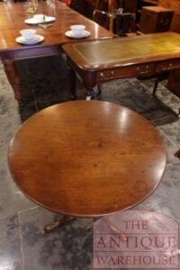 antieke mahoniehouten Engelse tillt top tafel, antieke bijzet tafel, antiek wijntafeltje