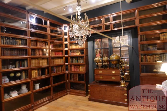 Antieke mahoniehouten Globe Wernicke boekenkasten 2