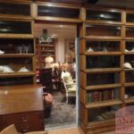 Antieke mahoniehouten Globe Wernicke bibliotheekhoekkast 2