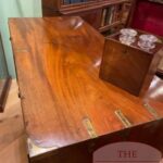 Antieke mahoniehouten ladekast, military chest circa 1870 2