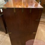 Antieke mahoniehouten ladekast, military chest circa 1870 3