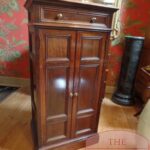 antieke mahoniehouten ladekast 1