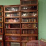 Antieke mahoniehouten originele Globe Wernicke boekenkast 2