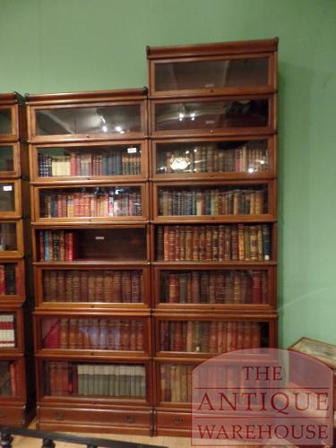 Antieke mahoniehouten originele Globe Wernicke boekenkast 2