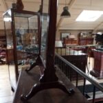 Antieke mahoniehouten passpiegel 3