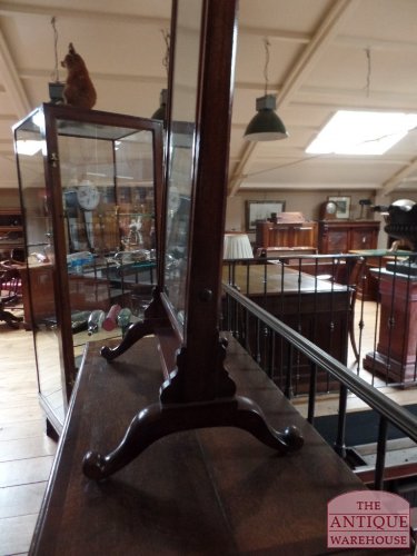 Antieke mahoniehouten passpiegel 3