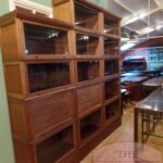 Antieke mahoniehouten stapelbare MD Bibliothèque 1