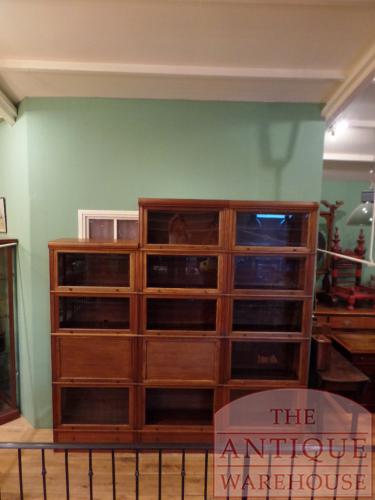 Antieke mahoniehouten stapelbare MD Bibliothèque 3