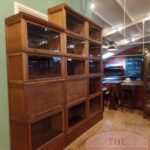 Antieke mahoniehouten stapelbare MD Bibliothèque 4