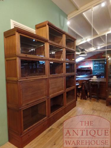 Antieke mahoniehouten stapelbare MD Bibliothèque 4