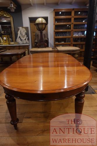 antieke mahoniehouten uitdraaitafel uit Engeland circa 1850