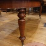 antieke mahoniehouten uitdraaitafel 3