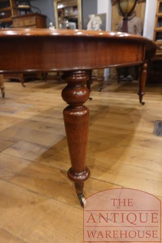 antieke mahoniehouten uitdraaitafel 3