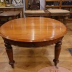 antieke mahoniehouten uitdraaitafel 4