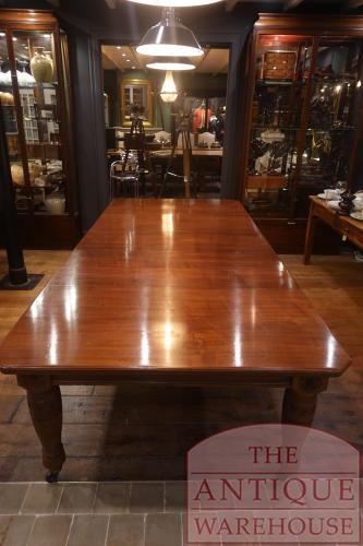 antieke mahoniehouten uitdraaitafel 2