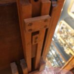 antieke mahoniehouten uitdraaitafel 3