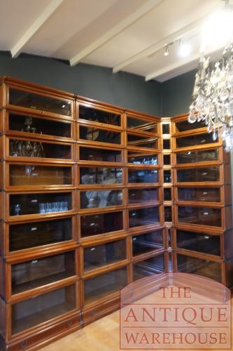 antieke mahoniehouten zeldzame Globe Wernicke boekenkast opstelling