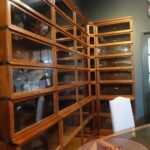 Antieke mahoniehouten zeldzame Globe Wernicke boekenkast opstelling 2