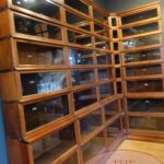 Antieke mahoniehouten zeldzame Globe Wernicke boekenkast opstelling 4