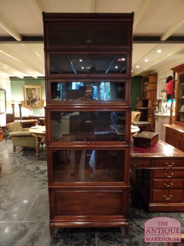Antieke mahonie Globe Wernicke boekenkast 2