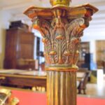 antieke messing lampenvoet 3