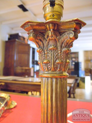 antieke messing lampenvoet 3